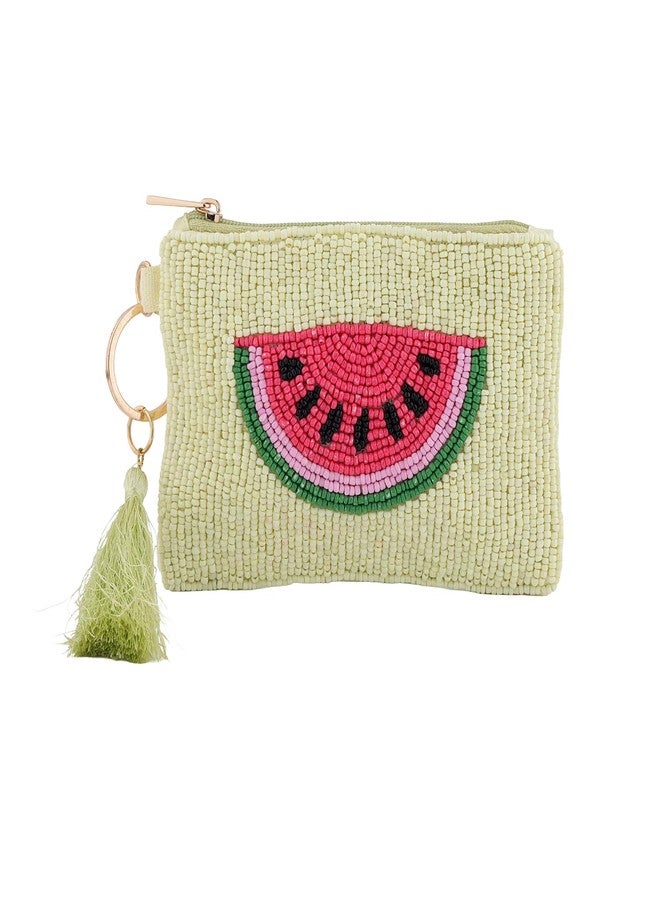 VOYLLA Sweet Slice Watermelon Beaded Coin Bag for Women,Party,Wedding,Festive,Gift for Women & Girls - Image 1